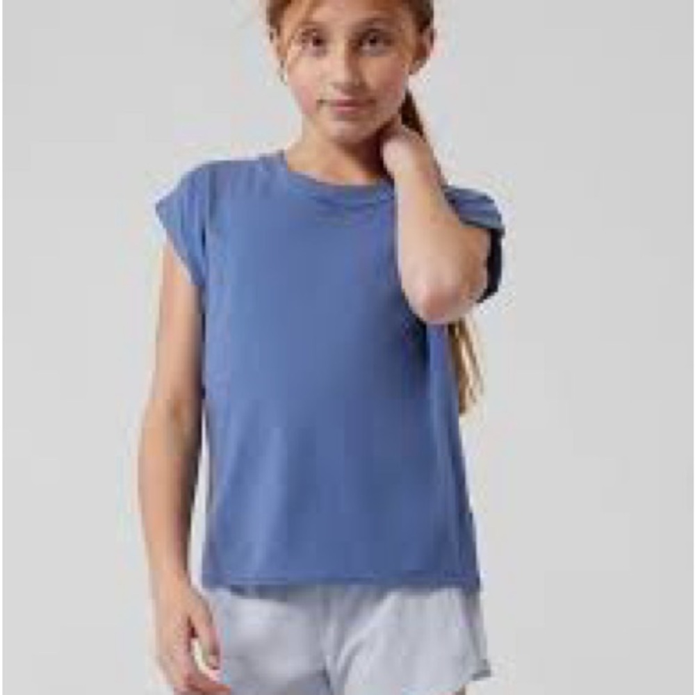 Athleta Girl Short Sleeve Tee in Blue